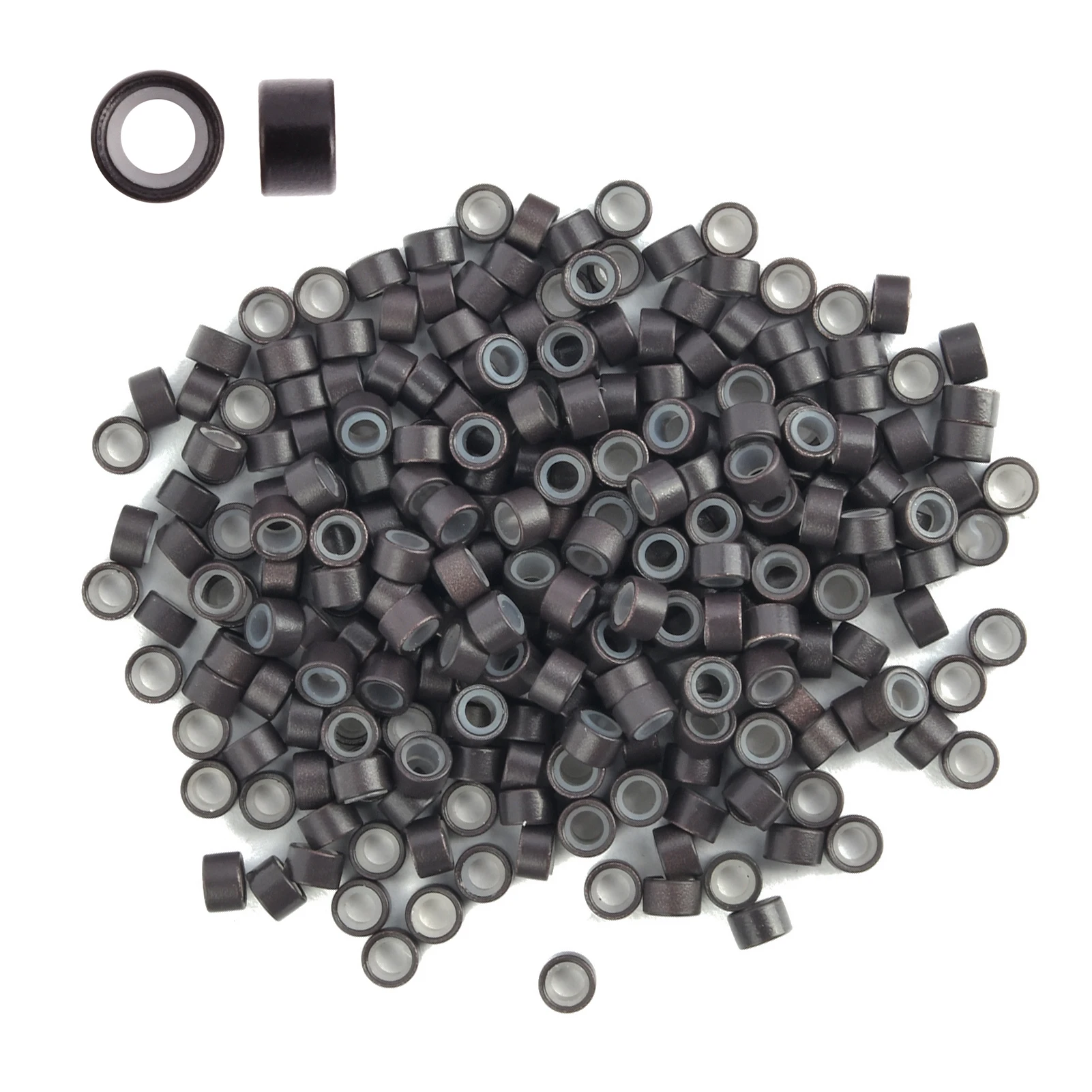 800 шт./1000 шт. силиконовые микрокольца для наращивания волос 5030