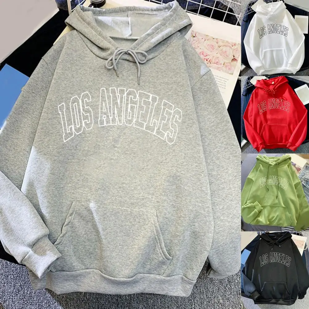 

Women Letter Print Pullover Long Hooded Sweatshirt Coats Casual Tie Collar Hoody Thicken Autumn Winter Vestidos WDC437