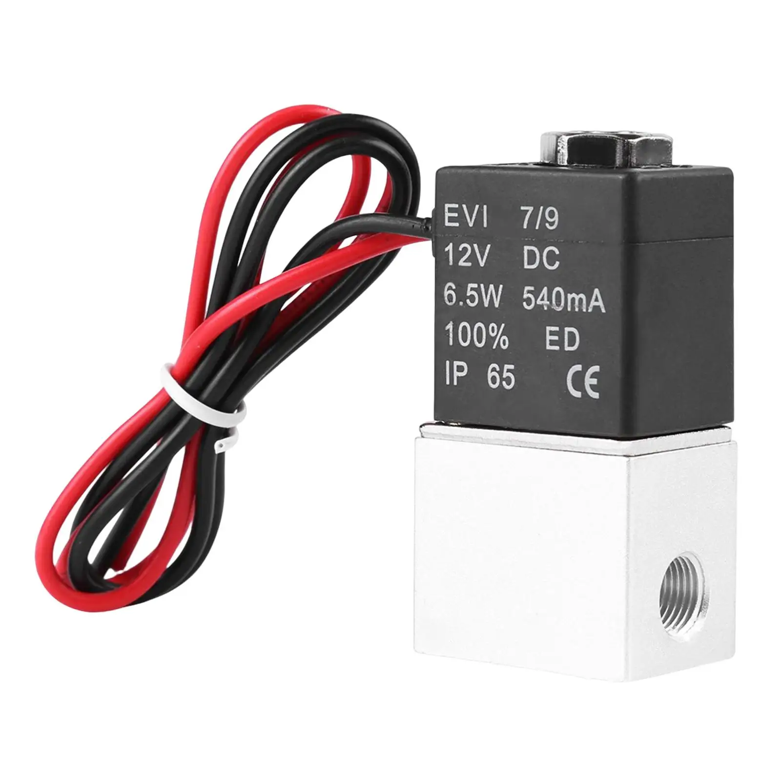 

1/4inch DC12 Solenoid Air Normally Closed Direct Acting Uni Directional Pneumatic Solenoid 12 Fittings