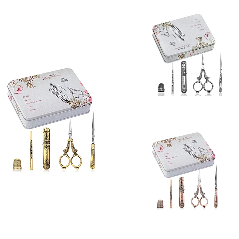 

Набор ножниц для вышивания, ножницы для вышивания, крышка для швейных игл, крышка для швейных игл, шитье, ручная работа