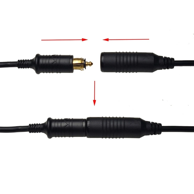 Гибкая удлинительная линия 573A 300 см для зарядного шнура Вт мотоцикла DIN