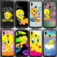 cartoon tweety bird piolin phone case for huawei y6p y8s y8p y5ii y5 y6 2019 p smart prime pro