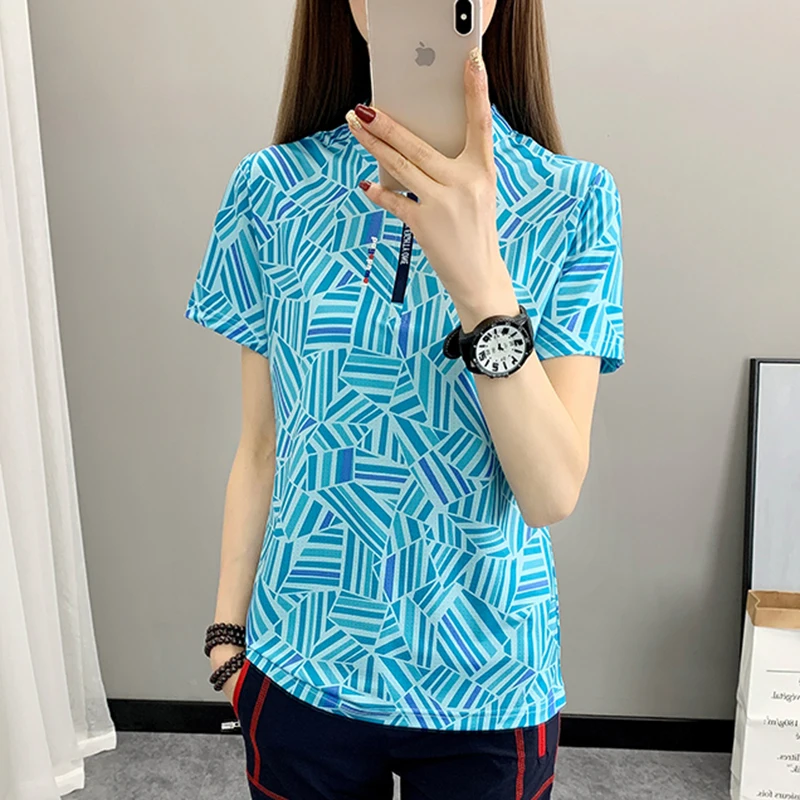 Women's Summer Running T-Shirt Activewear Short Sleeve Workout Shirt Training Clothing Quick Dry Sports Top