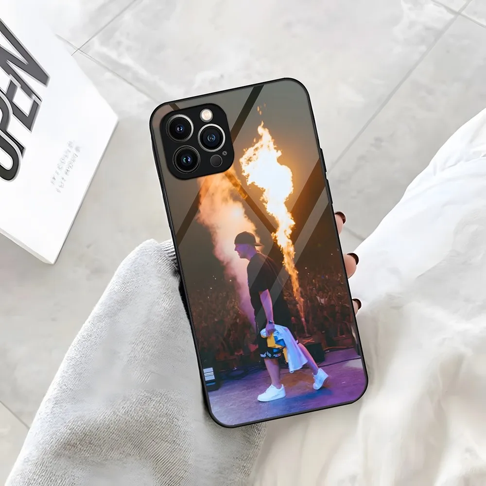 Чехол для телефона iPhone 15 14 Pro 11 13 12 Mini XS Rapper XR Quevedo Max 6 8 7 Plus SE Glass Luxury Design Cove