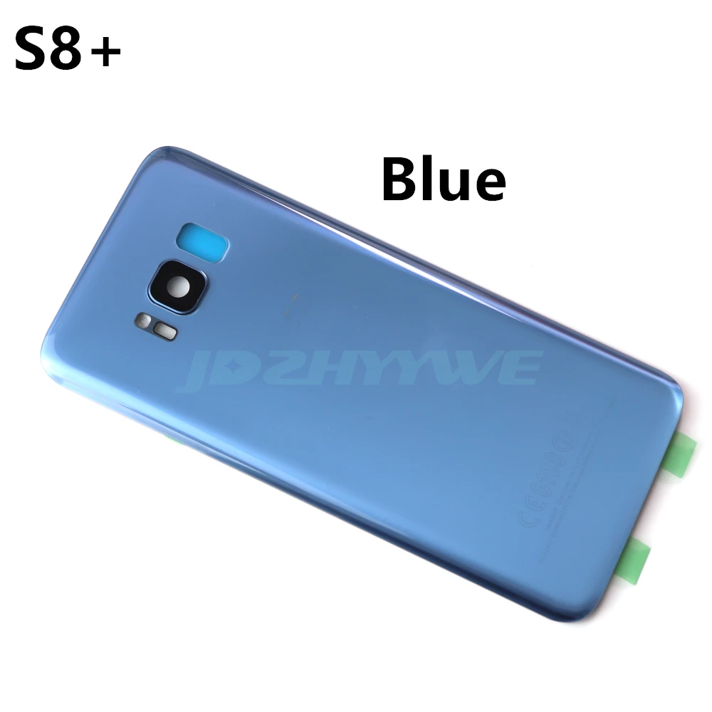 For Samsung Galaxy S8 G950 S8 Plus G955 Case Battery Back Cover Glass Door Housing+Ear Camera Lens Frame Replacement Parts images - 6