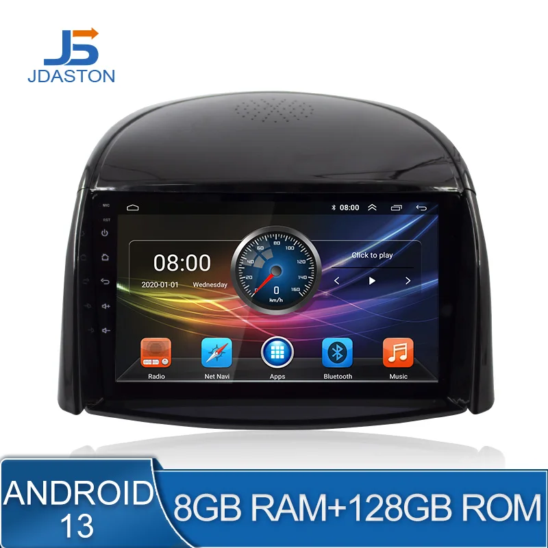 

JDASTON Android 13 автомобильный мультимедийный плеер для RENAULT Koleos 2008 - 2016 WIFI GPS-навигация 1 Din автомагнитола стерео аудио