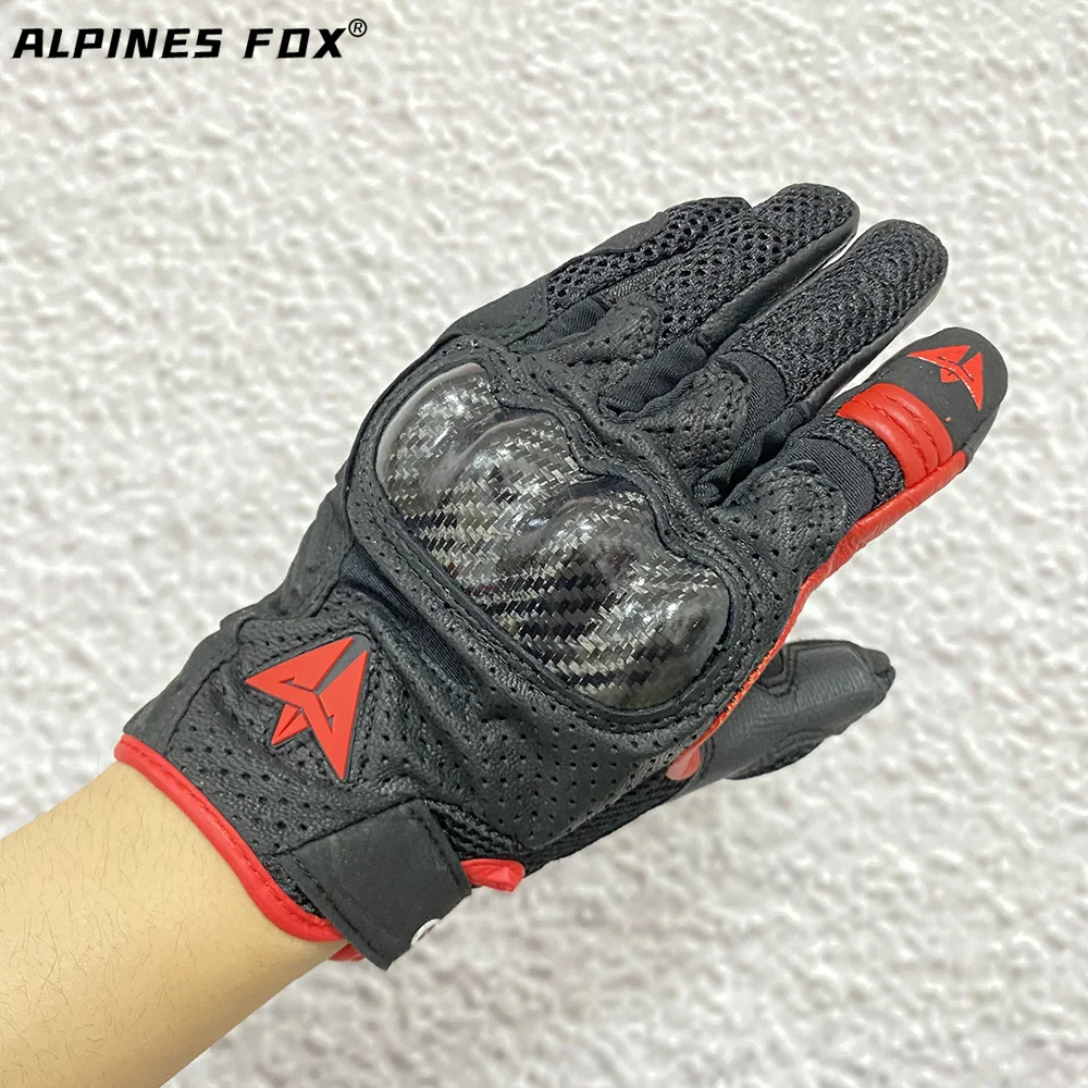 Мотоциклетные перчатки кожаные для сенсорного экрана