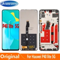 original 6 5for huawei p40 lite 5g cdy nx9a lcd display screen touch digitizer with frame