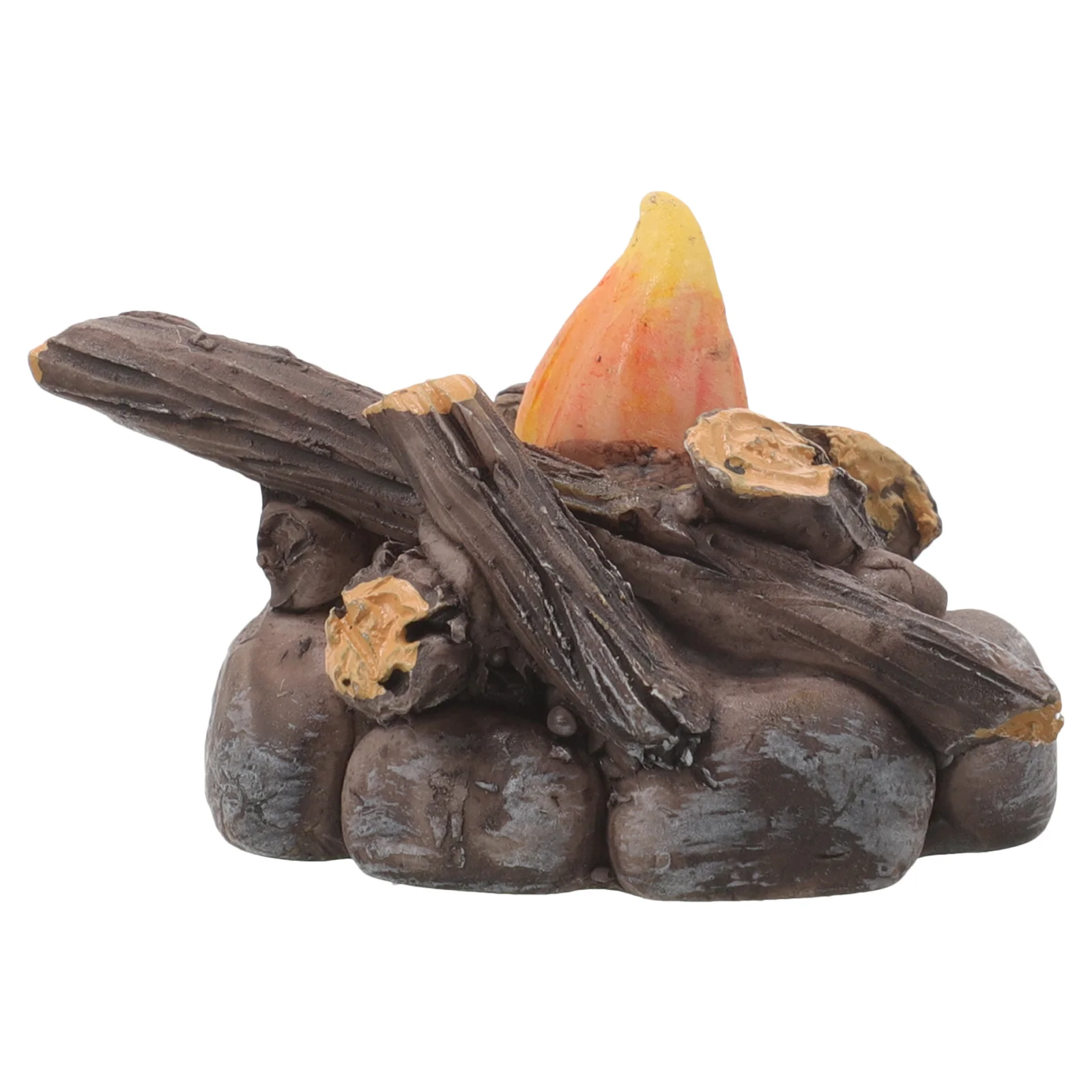 

Campfire Model Ornament Decorations Dollhouse Miniature Bonfire Synthetic Resin