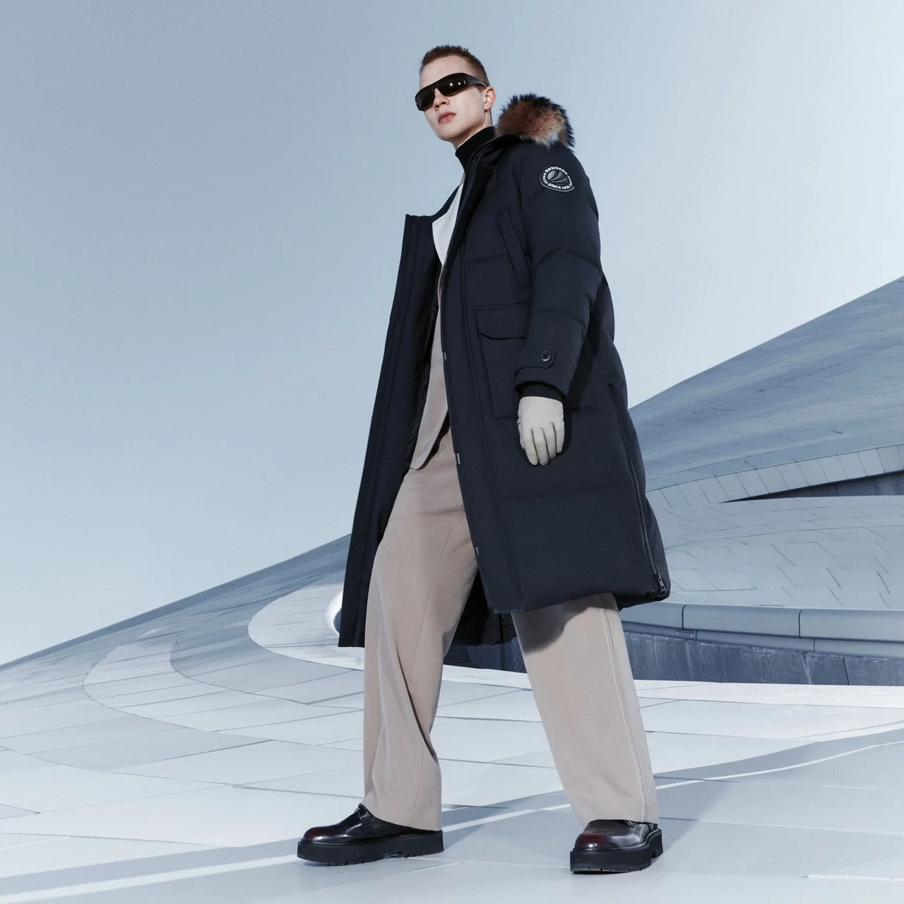 BOSIDENG очень холодная куртка зимняя на 90% гусином пуху мужская куртка-пуховик