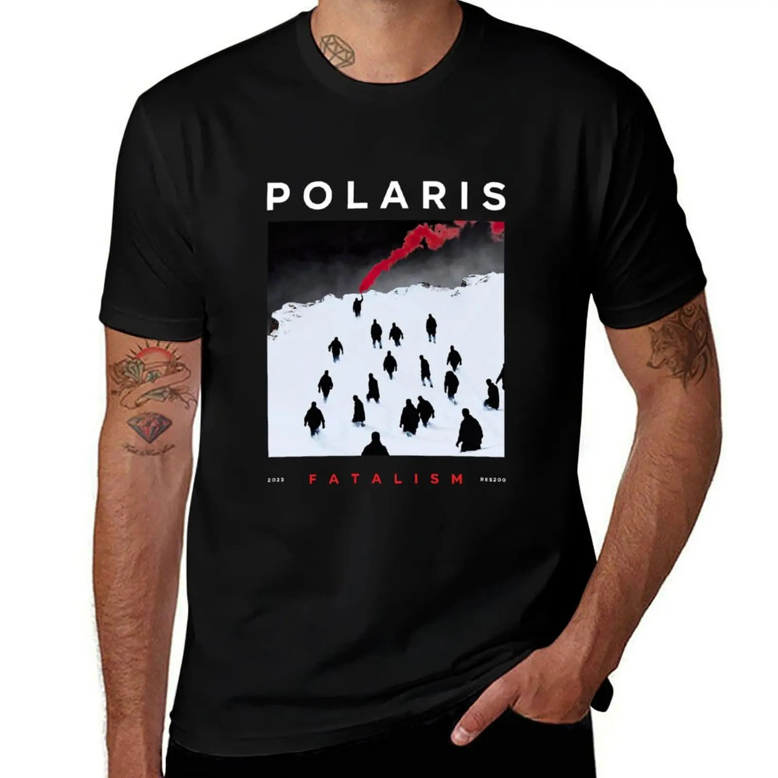 Футболка Polaris Merch Fatalism мужская рубашка с аниме быстросохнущие футболки рисунком