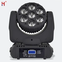 lyre led beam 7x12w moving head dj projector light rgbw 4in1 stage lighting effect for dj party equipment