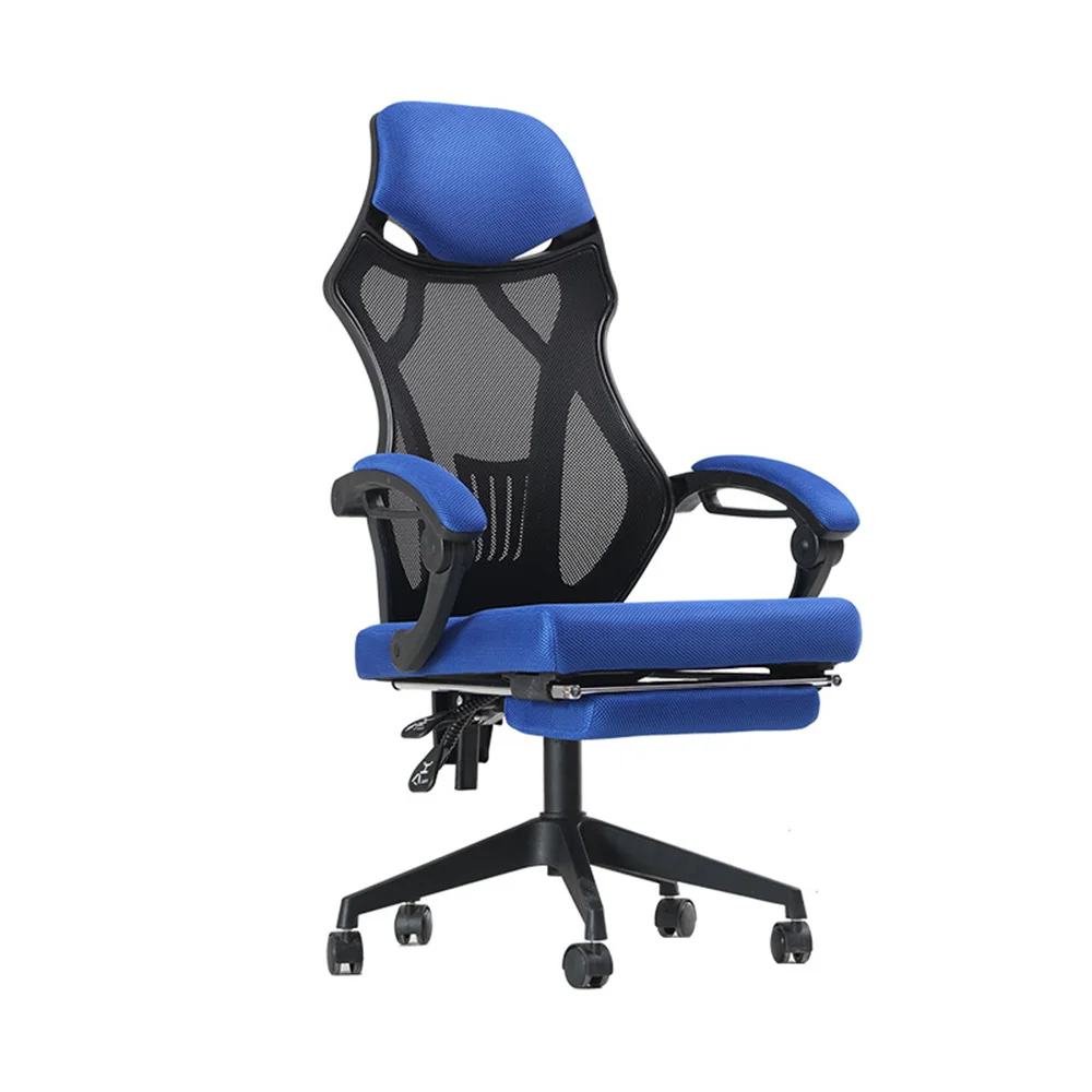 

Lifting Office Chair To Rotate Net Stool Backrest Ergonomics Double Armrest Study Gaming Leisure Lie Down Can Sit