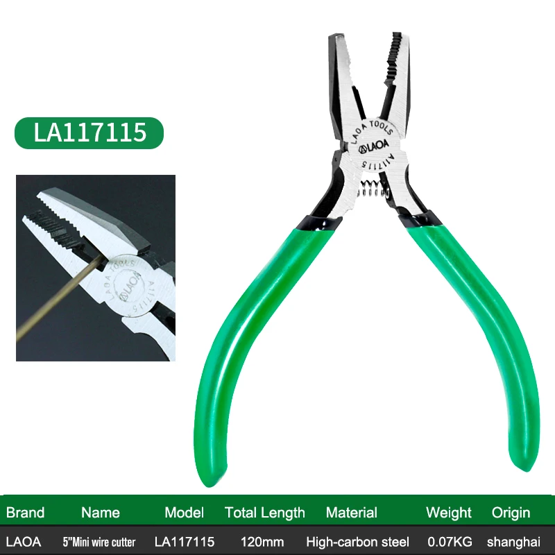 

LAOA 5-дюймовый Мини-кусачки Для Проволоки, Плоскогубцы С Длинным Носом, Ювелирные Плоскогубцы, Стопорное Кольцо, Изогнутая Р...