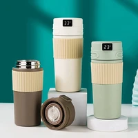 mug beer tumbler isotherm flask thermal cup smart temperature display insulated bottle stainless outdoor drinkware