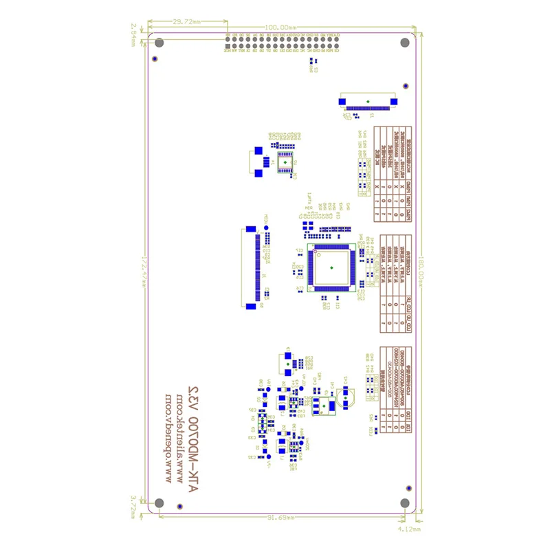 Фото Сенсорный ЖК-дисплей ALIENTEK MCU 7 дюймов V3 TFT, модуль с разрешением 800x48 0, ESP32, HDMI емкостный монитор с сенсорным экраном для Arduino №2