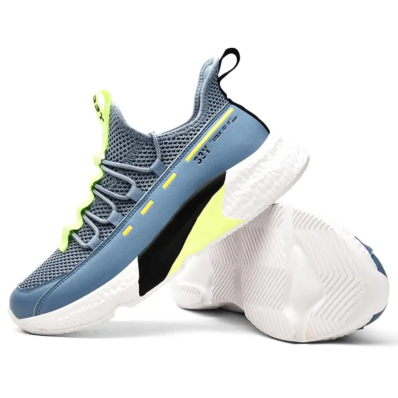 

Plus Size Outdoor Breathable Sports Shoes Men Cheap Men's Sneakers Mens Casual Shoes Sport Men's Running Sneakers Gray GMB-3067