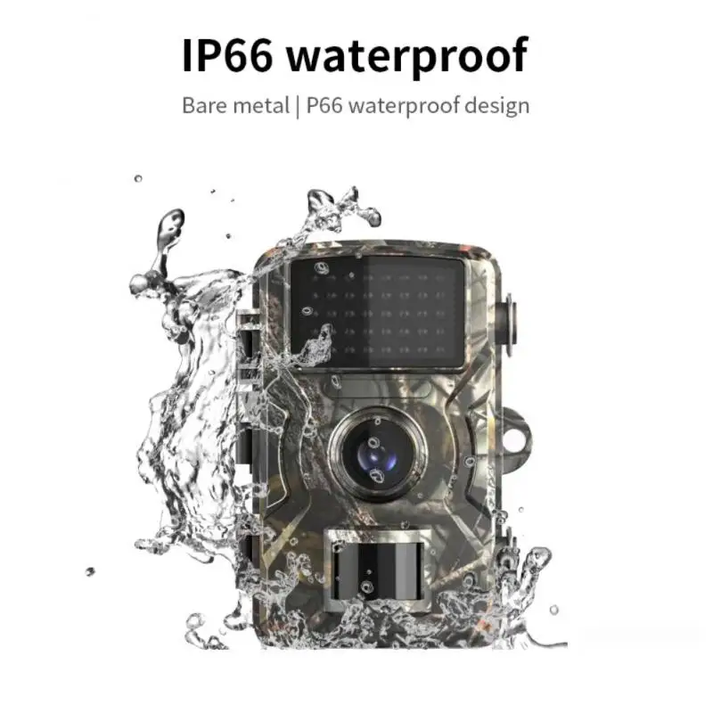 

Outdoor Hunting Camera 12MP Wild Animal Detector Trail Camera Ipx6 Waterproof Monitoring Infrared Heat Sensing Night