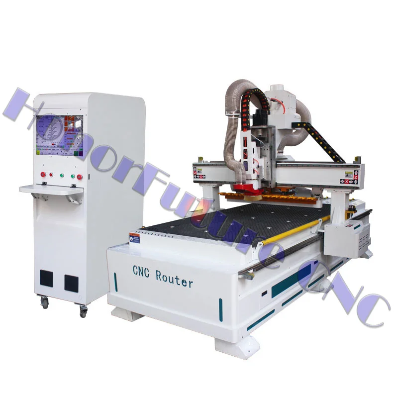 China Wood Cnc Router 3axis 1325 Woodworking Machine With Linear ATC Auto Tool Changer