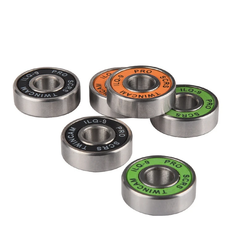 8 PCS 608RS Bearings ILQ-11 ILQ-9 High Speed 7 Balls Chromium Steel Bearings for Roller Skates Land Longboard Scooter Board images - 6