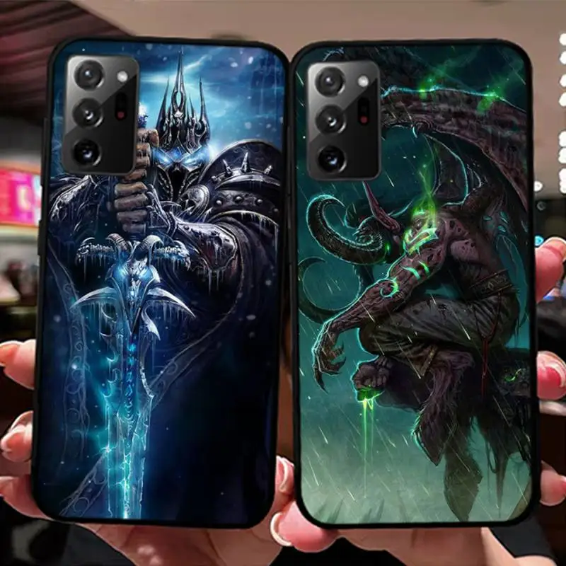 

W-World of Warcrafts Phone Case for Samsung Note 5 7 8 9 10 20 pro plus lite ultra A21 12 72