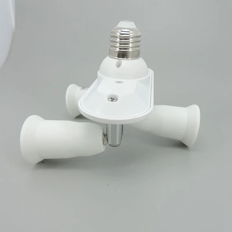 AC 110 В 220 гибкий 1 E27 To 3 3E27 Светодиодный светильник Разветвитель Лампа Цоколь