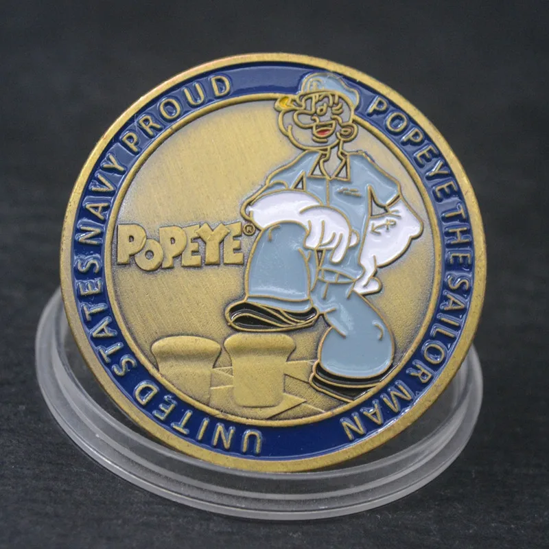 

Морской флот США, гордость попью, мойяк, вызов, монета с медным покрытием, памятные монеты, украшения для дома