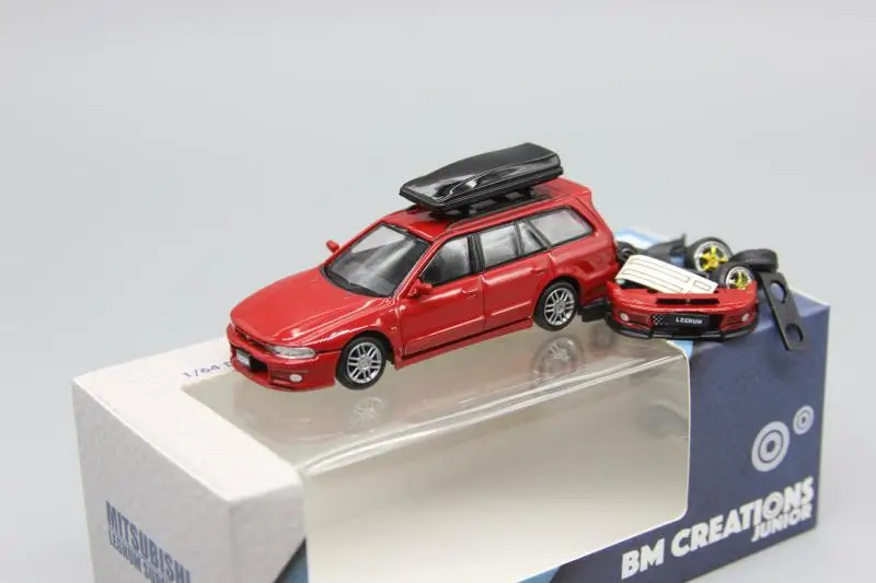 

BM Red 1:64 Touring Car Sports Car Model Legnum VR-4 Crock Pot Galant for Mitsubishi VR4