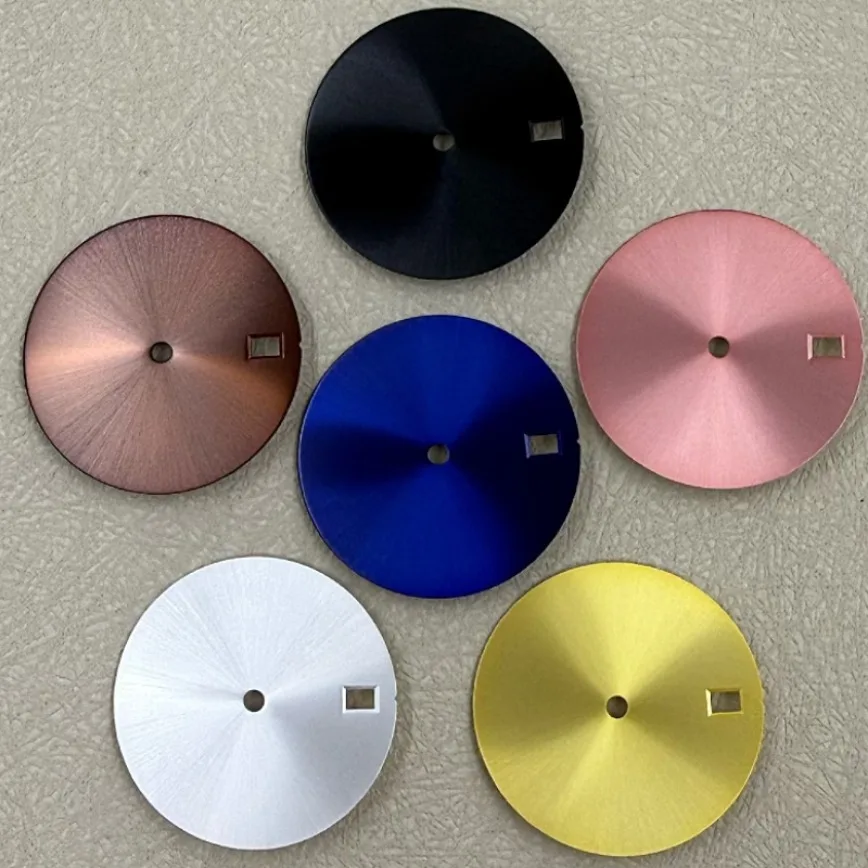 Новый циферблат NH35 28 5 мм Sunburst черный синий розовый серебристый карри золото без