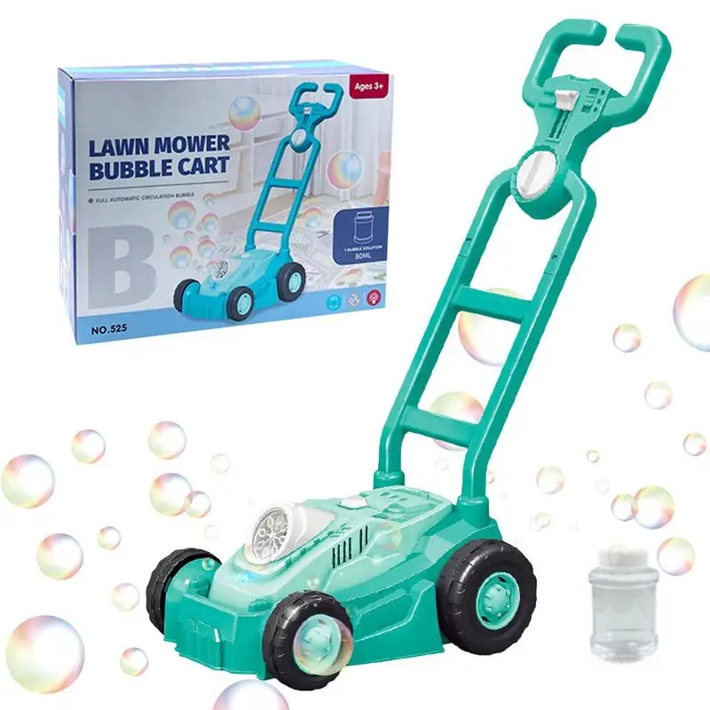 

Automatic Lawn Mower Bubble Machine Weeder Shape Toy Push Mower Interactive Outdoor Toys For Kids Children's Day Gift Boys