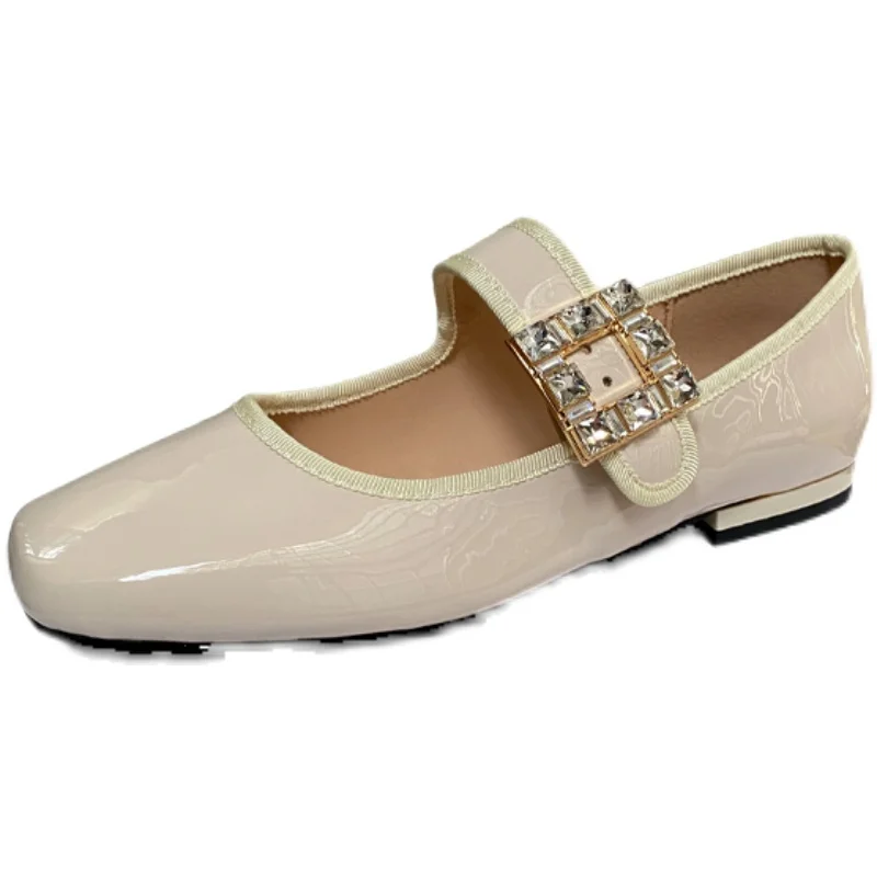 

2022 Роскошные брендовые туфли на плоской подошве женские лоферы модные новые стильные туфли Стразы Мэри Джейн женские балетные туфли для св...