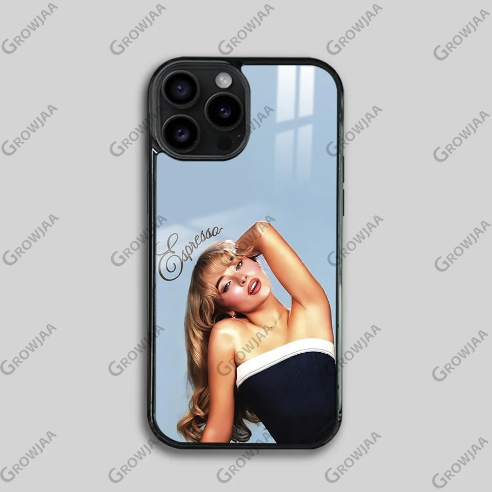 Магнитный чехол для телефона Singer S-Sabrina C-Carpenter iPhone 15 14 13 12 11 Pro Max Plus мини-зеркальный