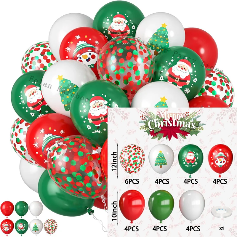 

Рождественские воздушные шары 30 штук