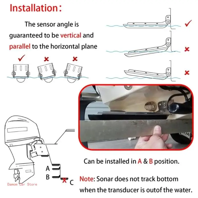 Стабильная опора монтажного кронштейна датчика скиммера для яхты LSS-2 000-10874-001