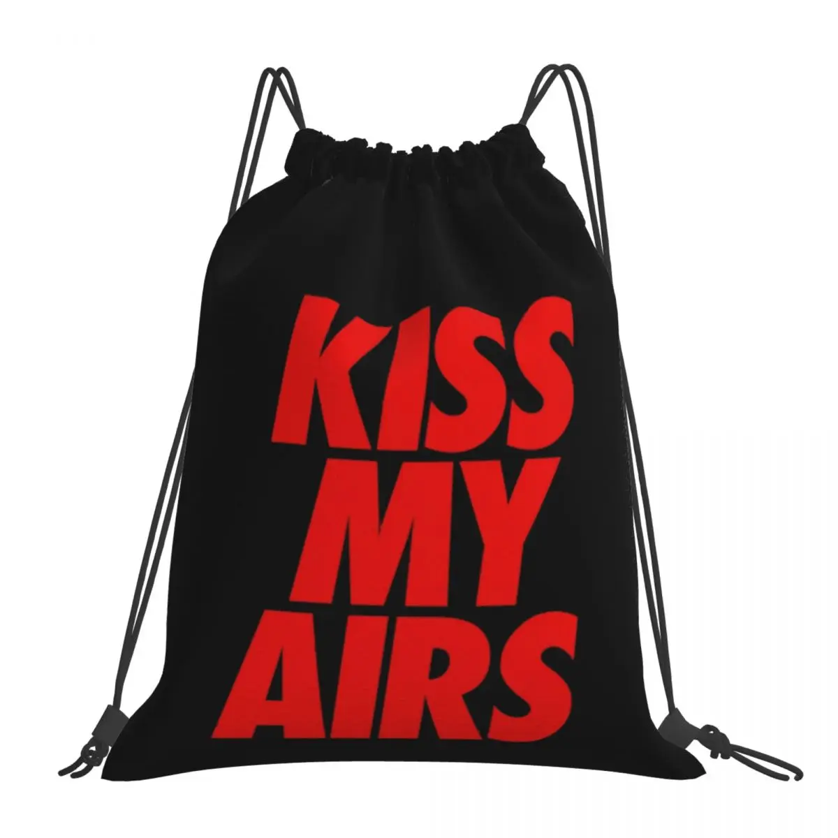 

Kiss My Airs "BRED" Backpacks Multi-function Portable Drawstring Bags Drawstring Bundle Pocket Shoes Bag Book Bags For Man Woman