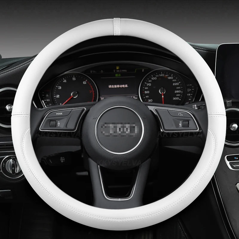 

Искусственная кожа для Audi A4L A6L A3 A1 Q2 Q3 Q5 Q7 Q8 A5 A7 A8L B6 B7 B8, аксессуары для интерьера автомобиля, 38 см 15 дюймов