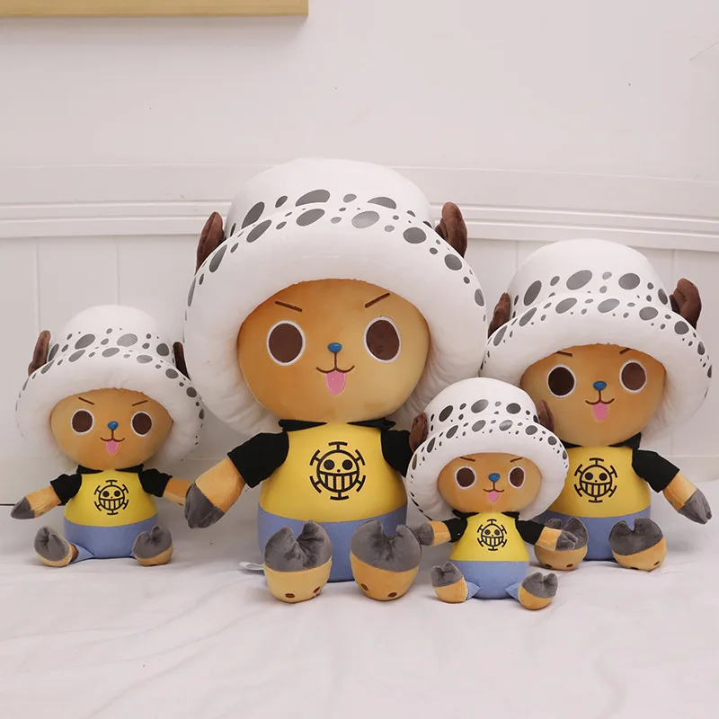 

Four Style One Piece Cute Chopper Plush Toys 70Cm Large Anime Cartoon Kawaii Stuffed Dolls The Best Holiday Gifts for Children