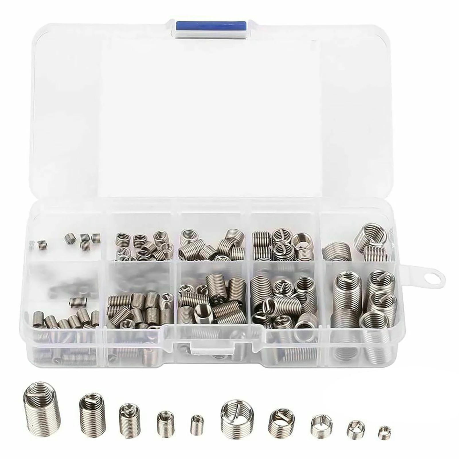 

Бытовые инструменты из нержавеющей стали, 150 шт., Резьбовая втулка, набор вставок, аксессуары, соединение-провод для ремонта крепежа M8