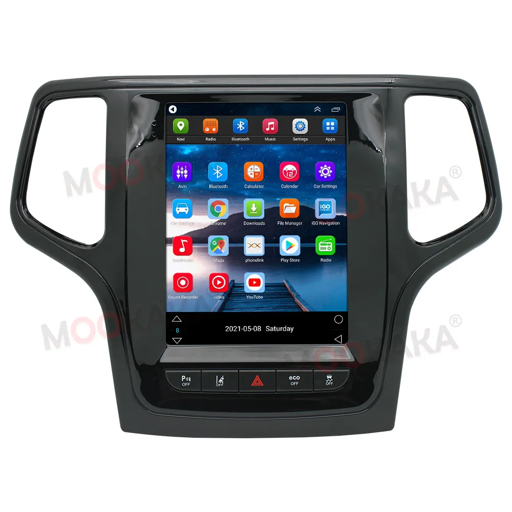 Автомагнитола на Android для Jeep Grand Cherokee 2008-2013 DSP Беспроводной мультимедийный плеер