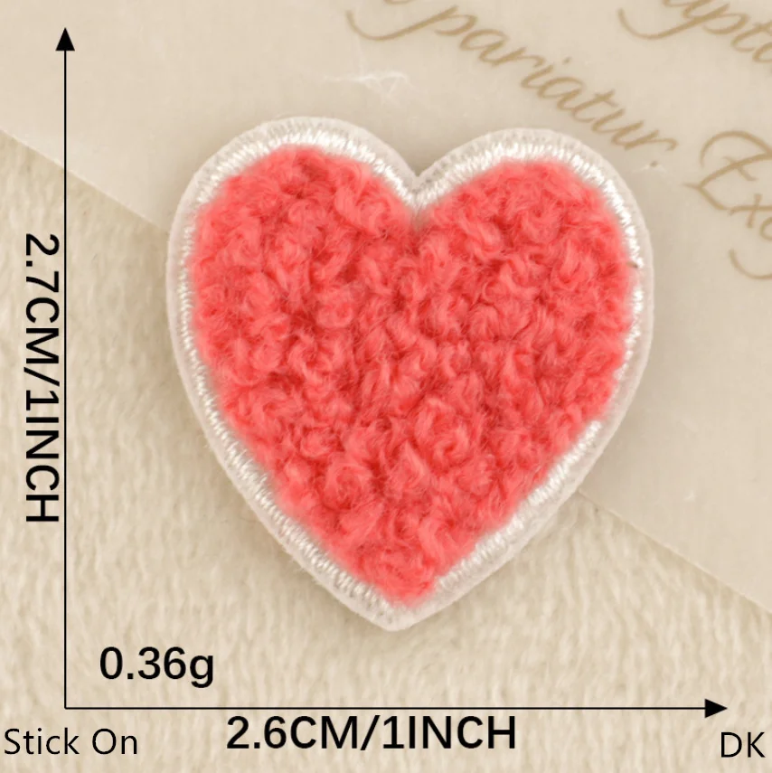 Наклейка на 10 шт. Полотенце Сердце Звезда Вышитые нашивки Одежда Шляпа Сумка