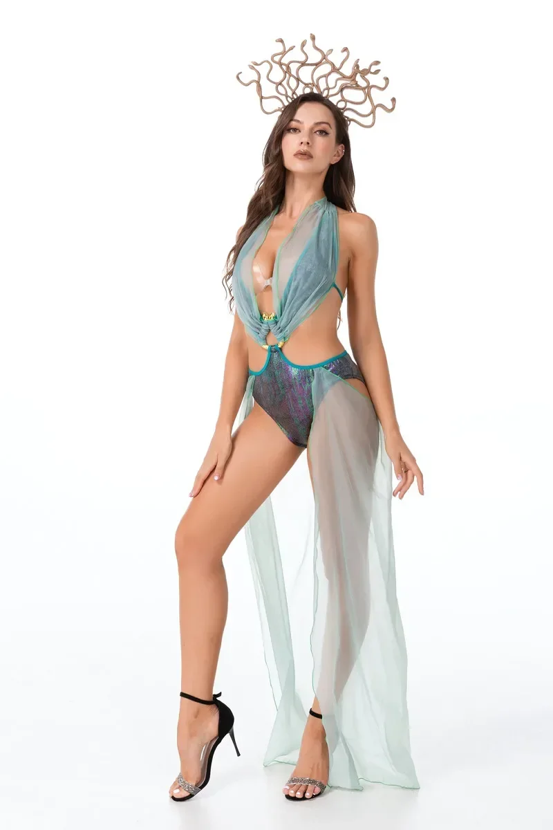 Хэллоуин Косплей Сексуальная Медуза Необычный Костюм