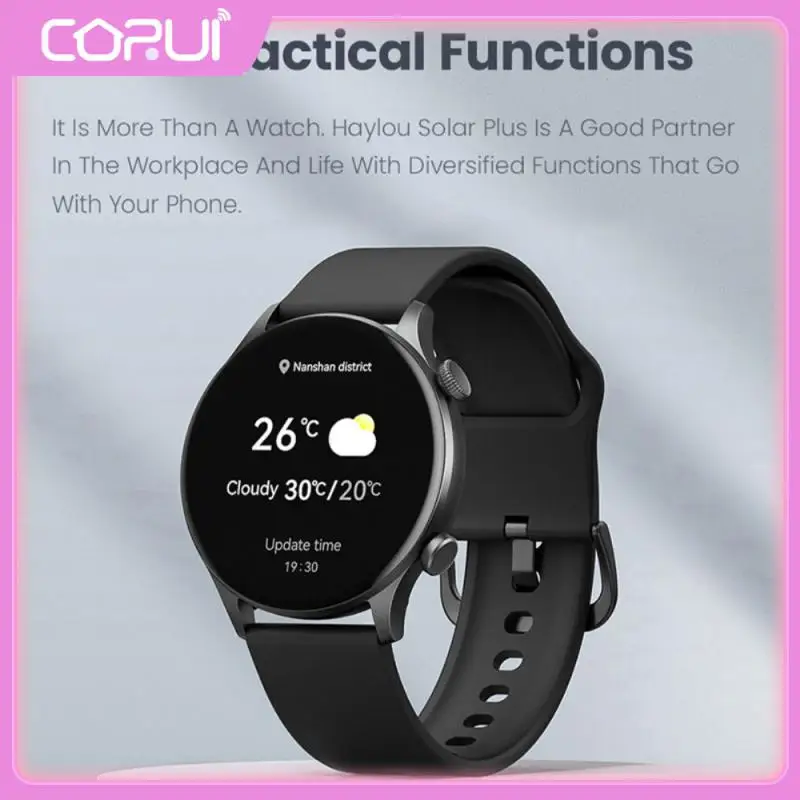 

Raise Your Wrist To Answer Phone Calls Easily Heart Rate Oxygen Saturation Monitor Exquisite Metal Border Abrasion Resistant