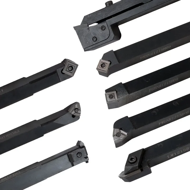 Набор токарных и режущих инструментов из сменного карбида 12 мм 9 шт. со вставками