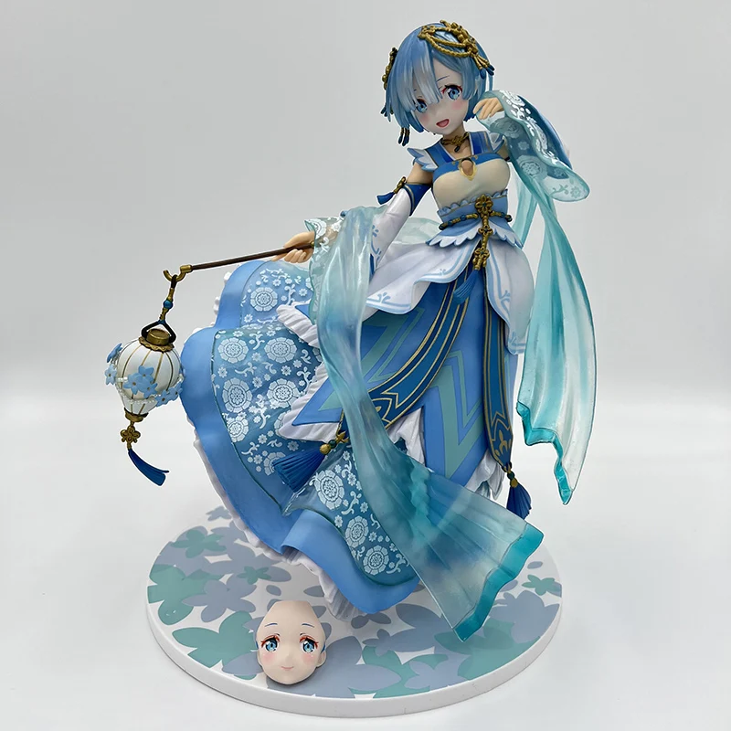 26 см Re:ZERO-start Life in other World Сексуальная Аниме Фигурка Rem Hanfu Ver. Рем Ram фигурка для