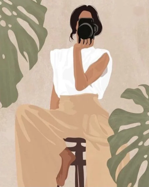 

Абстрактная скандинавская картина на холсте