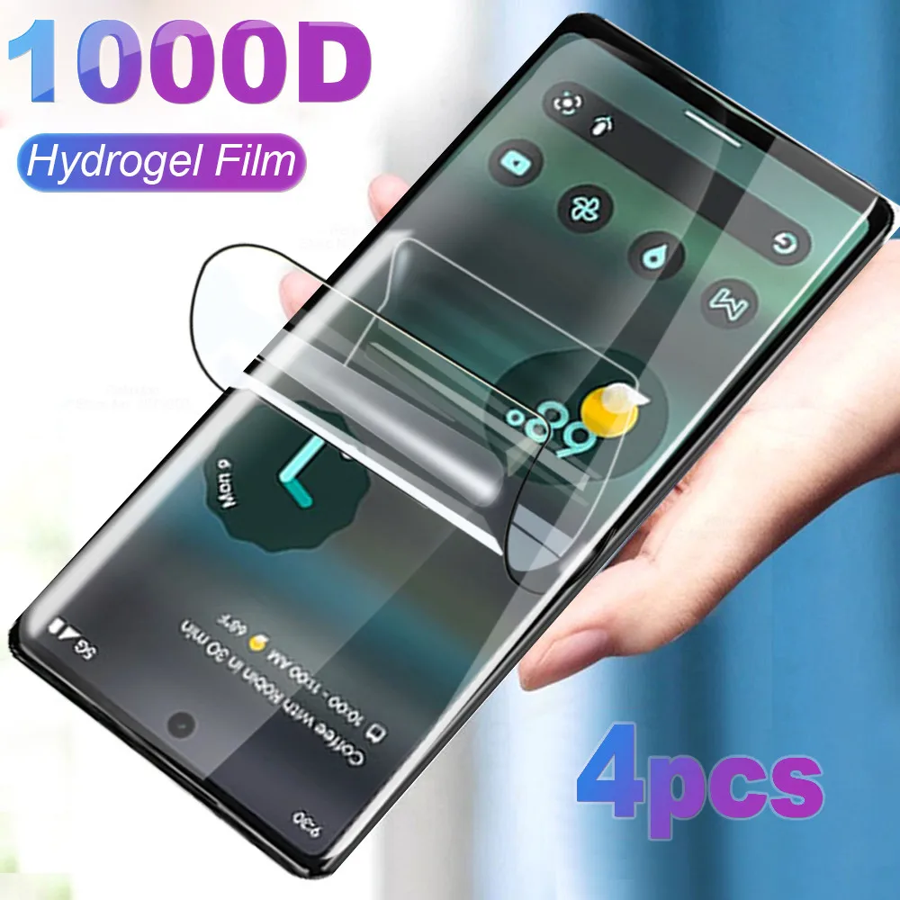 4Pcs Hydrogel Film Screen Protector For Google Pixel 6a Screen Protector Gogle Pixel6 Pixel 7 pro 6 a Pixel6a Not Tempered glass