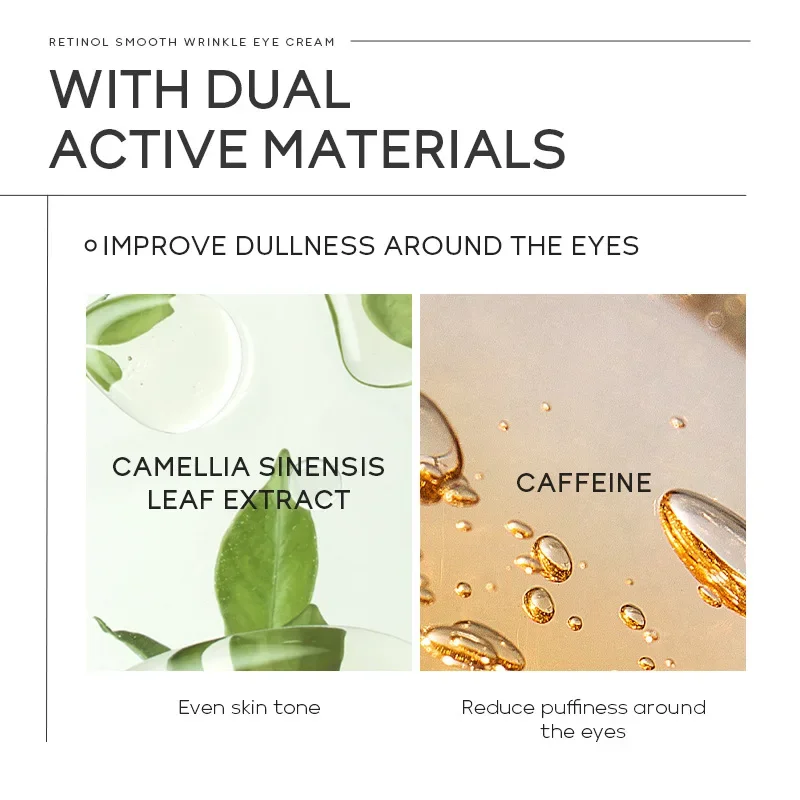 Фото QUIYUM 15 г ретиноловая сыворотка для глаз, увлажняющий массаж, эссенция для глаз, гиалуроновая кислота, уход за кожей, мешки для глаз, крем, увлажняющий уход за кожей №3