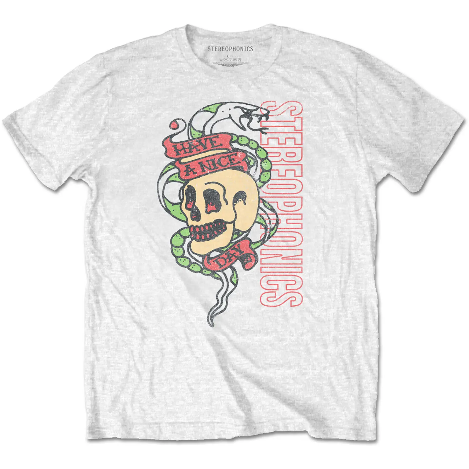 Футболка Stereophonics унисекс: хорошего дня змея