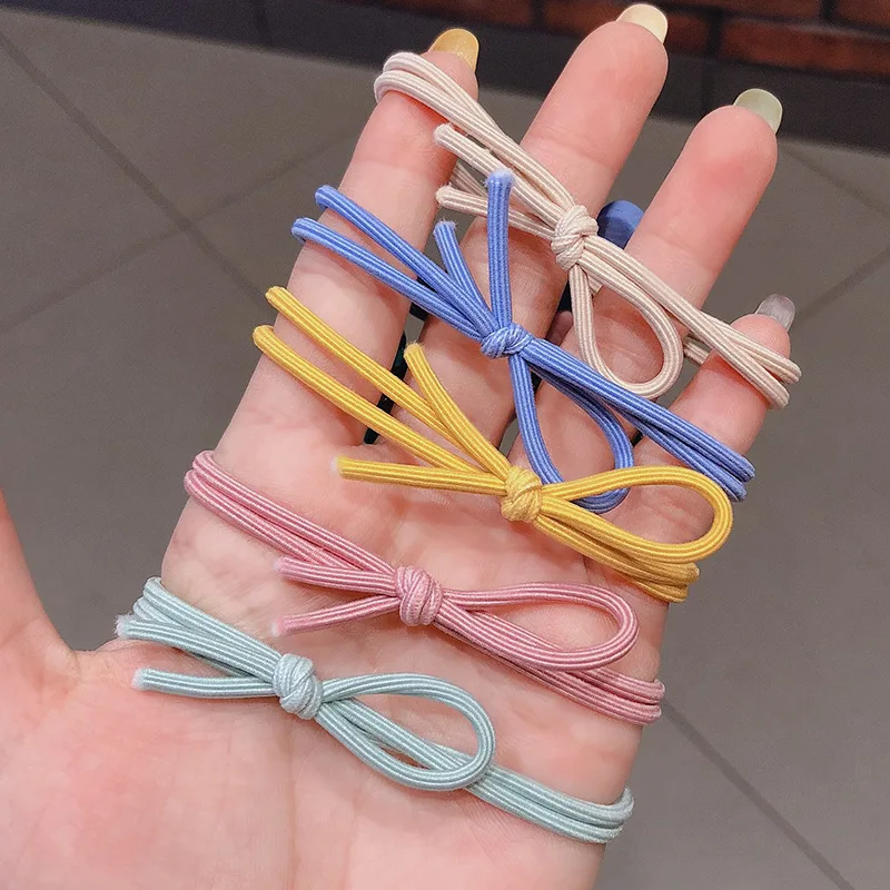 Новинка 2020 резинки для волос в Корейском стиле девочек конский хвост простые