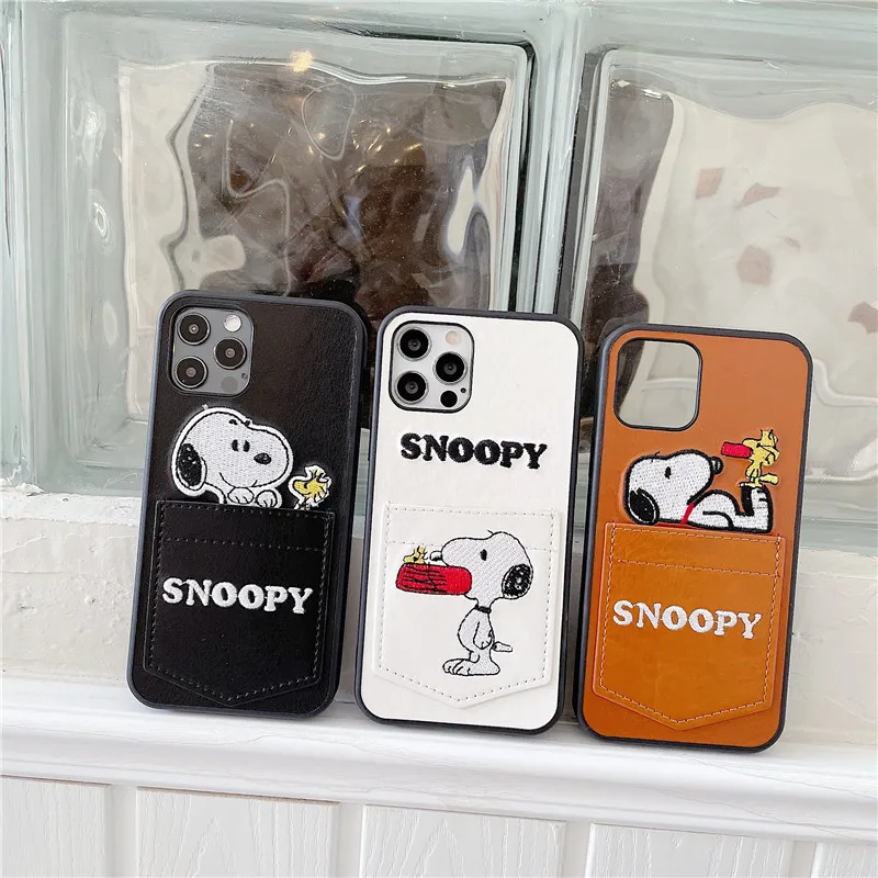 

Cartoon Snoopy Cortex Acrylic Phone Cases for IPhone 14/13/12/11/X/XR/XS 14/13/12/11 Pro Max XS MAX Shockproof Hard Back Cover